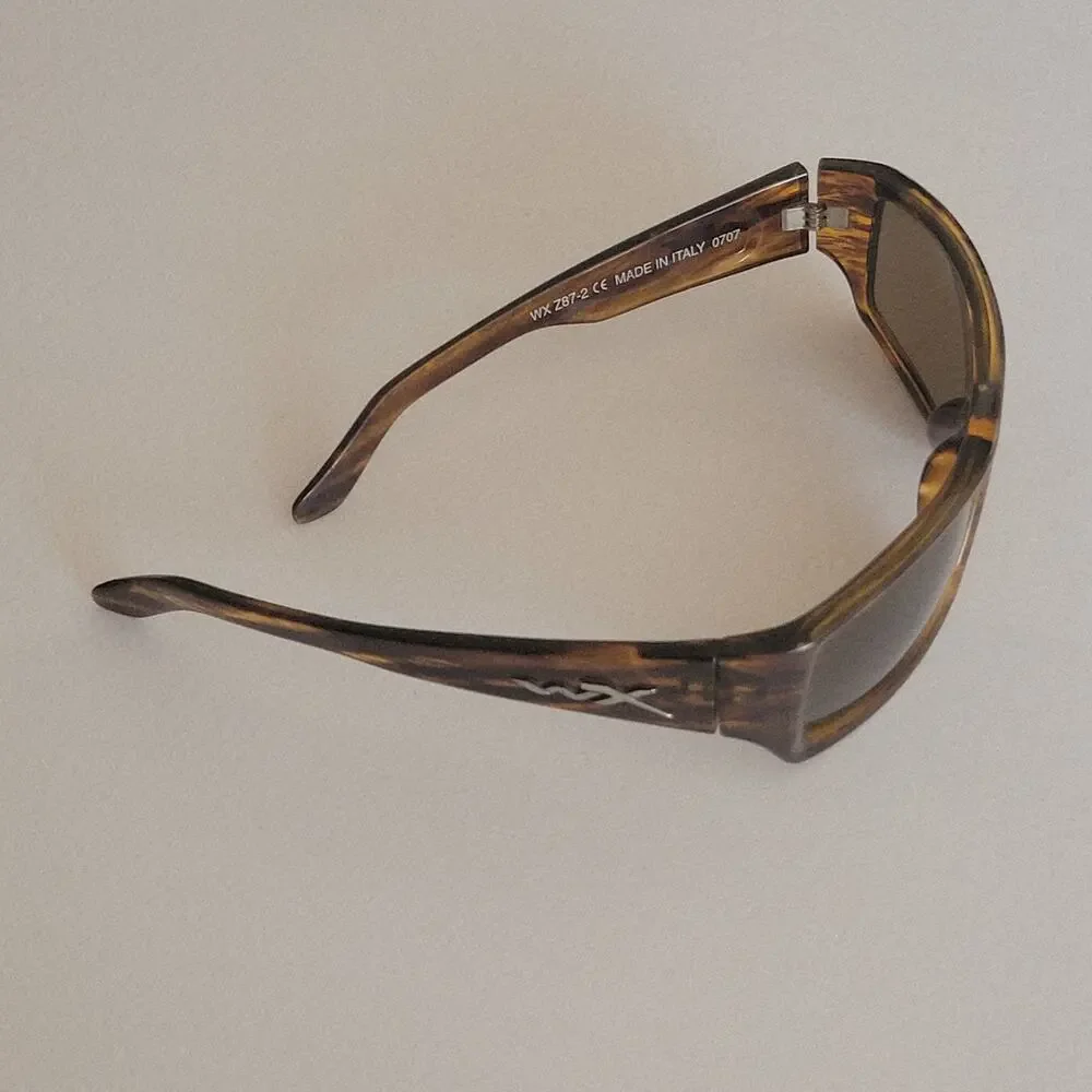 Wiley X WX Z87-2 SLIK sunglasses tortoise frame Made in Italy
